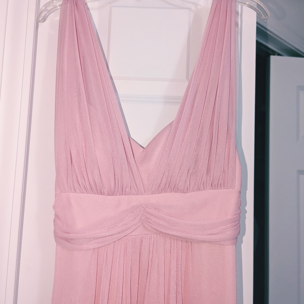 Pink formal dress, size Med